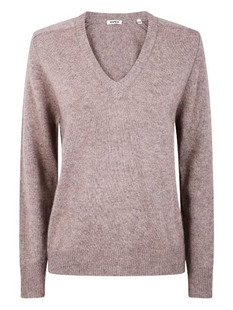 V-neck wool top by ASPESI