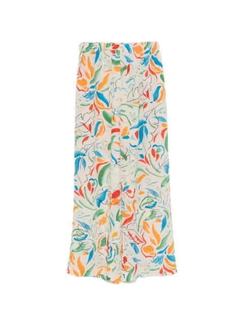 abstract-pattern trousers by ASPESI