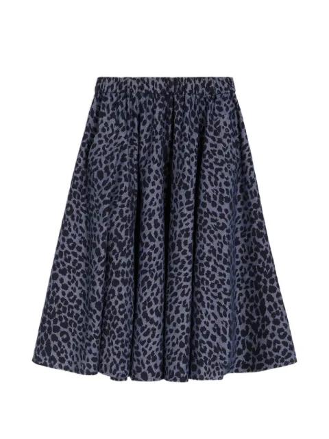 animal-print skirt by ASPESI