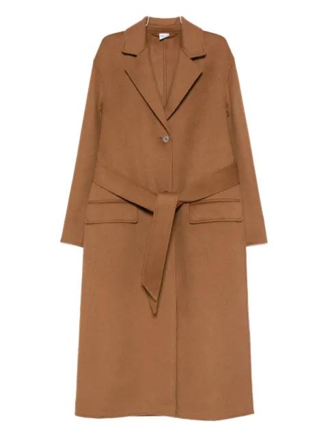 belted wool coat by ASPESI
