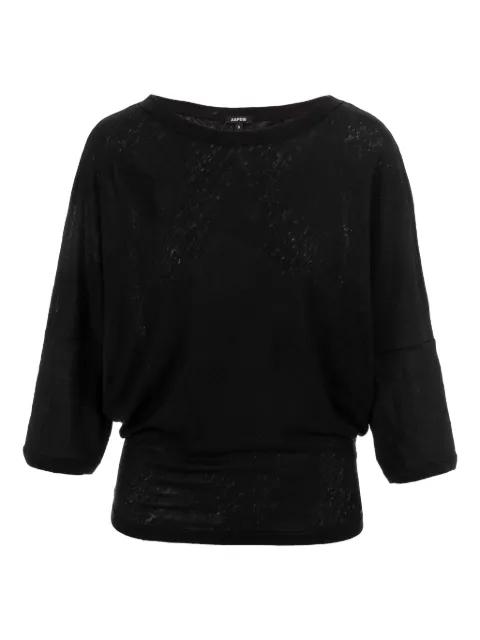 boat-neck T-shirt by ASPESI