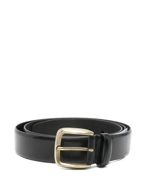 buckle leather belt by ASPESI