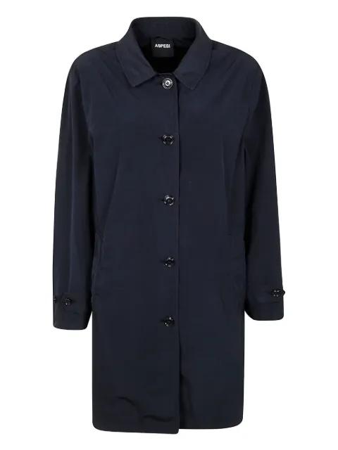 button-fastening coat by ASPESI