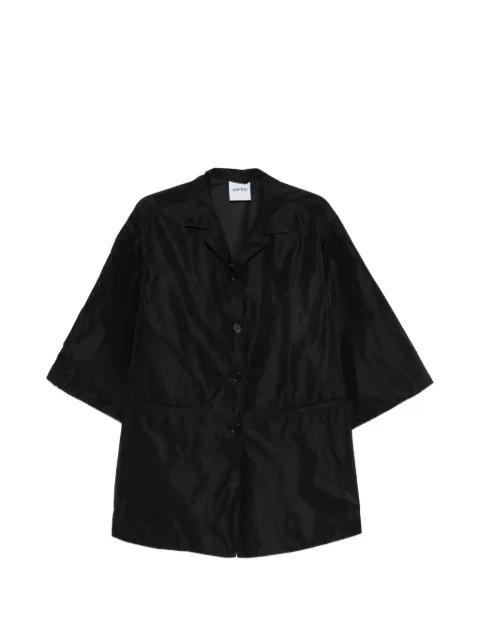 button-fastening short-sleeve coat by ASPESI