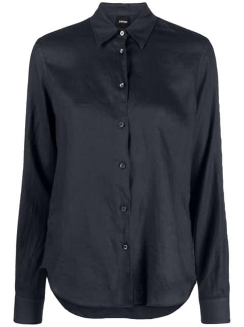 button-up linen shirt by ASPESI