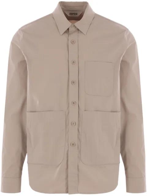 button-up utility shirt by ASPESI
