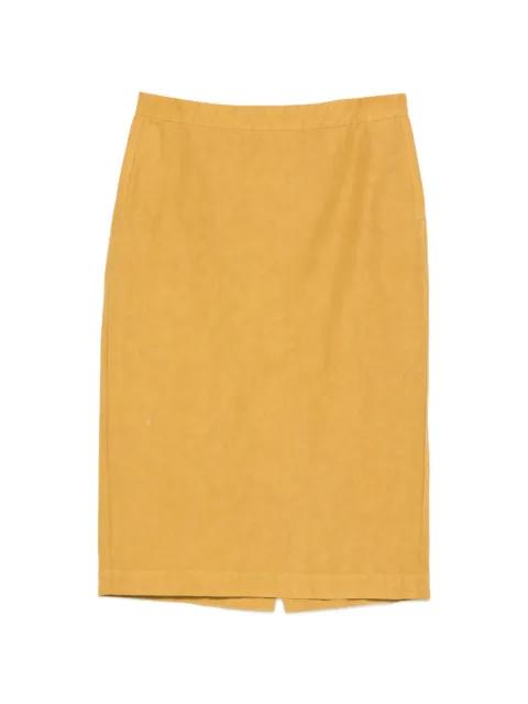 buttoned slit skirt by ASPESI