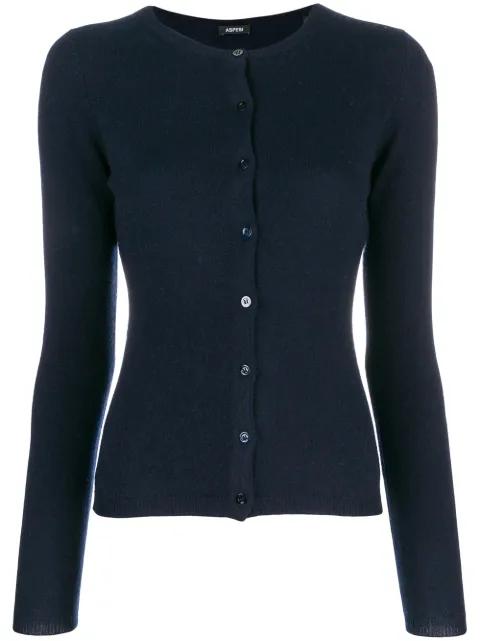 cashmere fitted cardigan by ASPESI