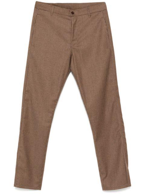 checked chinos by ASPESI
