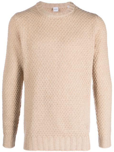 chunky-knit wool jumper by ASPESI