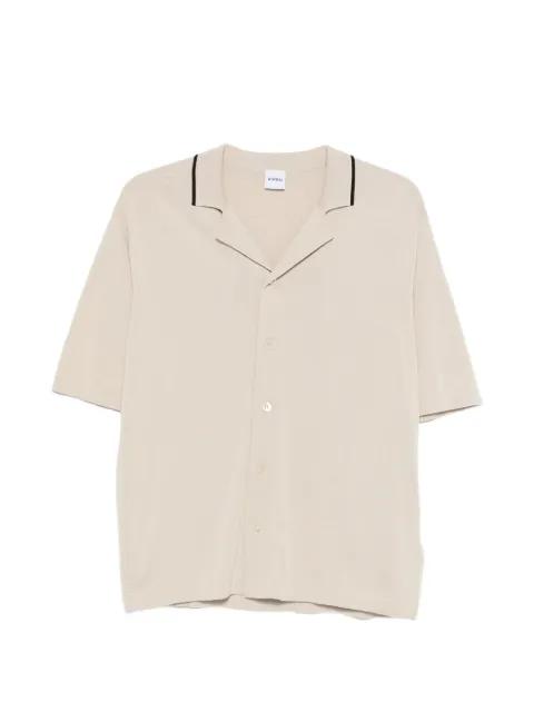 contrast-trim shirt by ASPESI