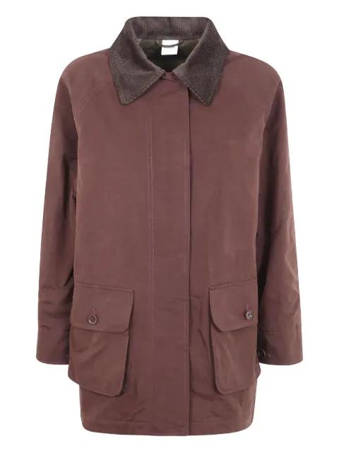 corduroy-collar cotton jacket by ASPESI