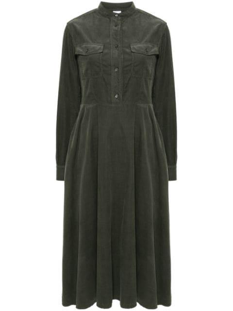 corduroy midi dress by ASPESI