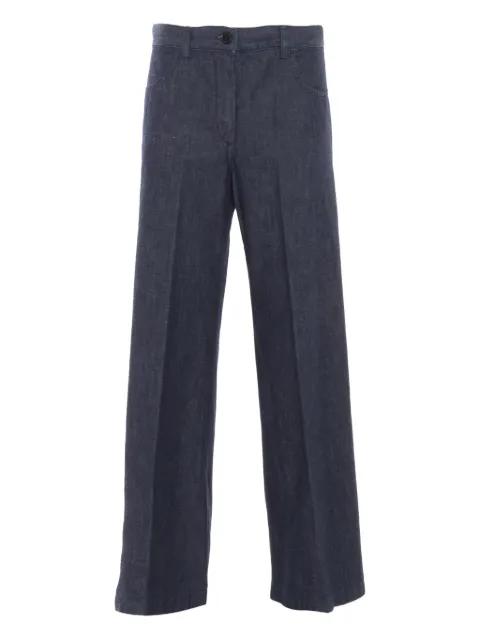 cotton front-crease trousers by ASPESI