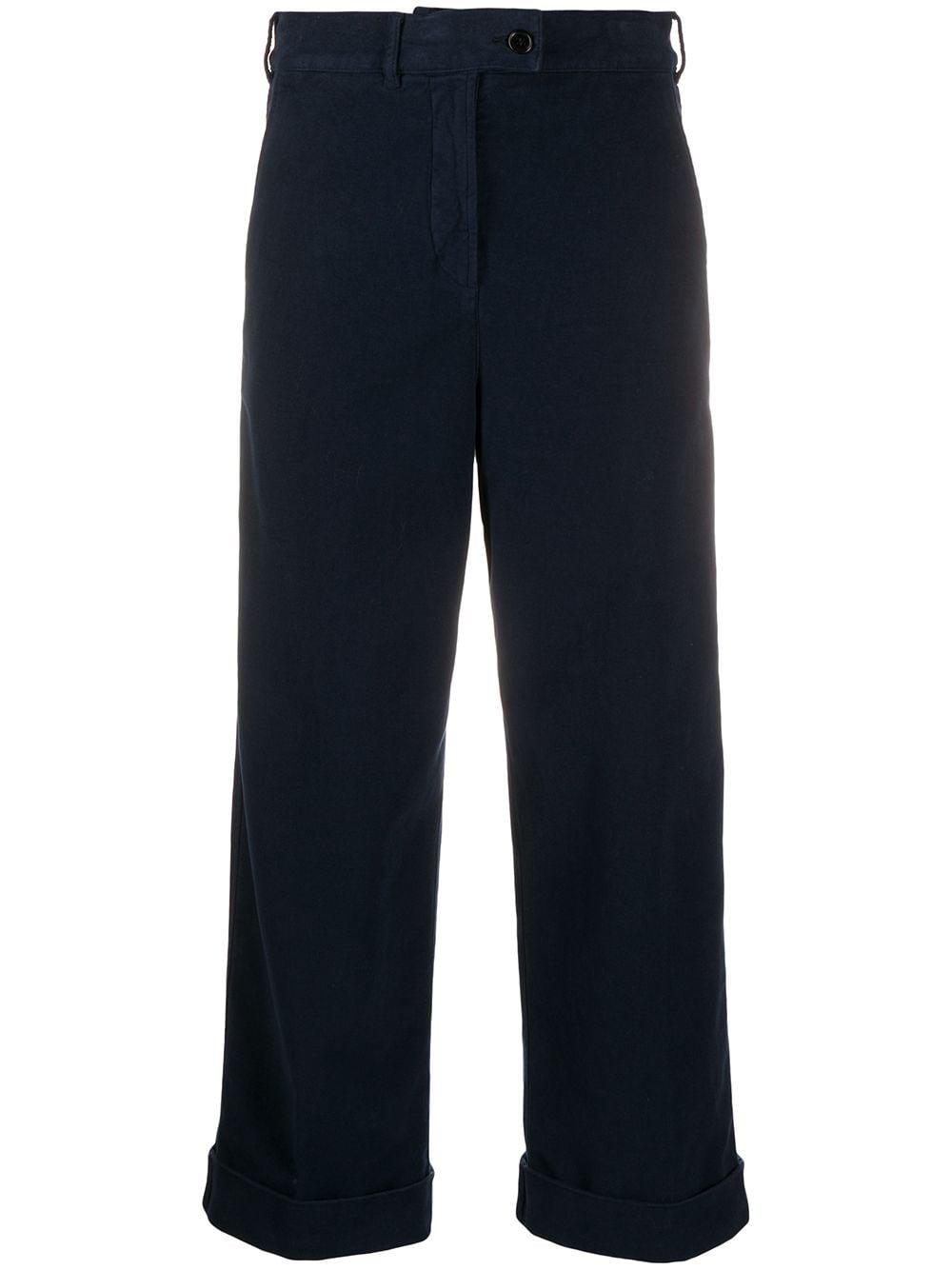cropped wide leg trousers by ASPESI