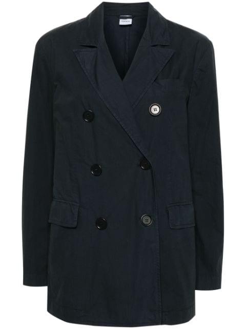 double-breasted cotton blazer by ASPESI