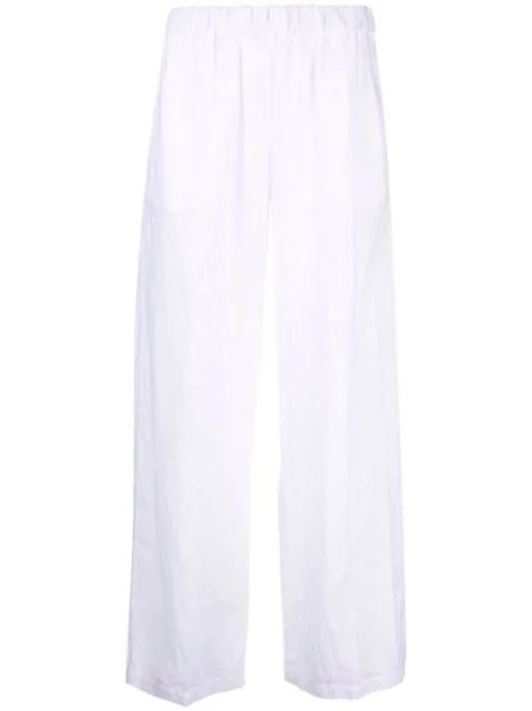 elasticated straight-leg trousers by ASPESI