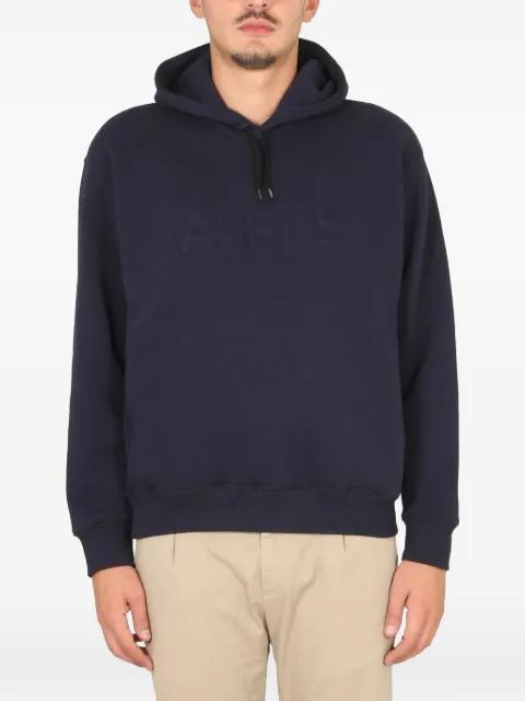 embossed-logo hoodie by ASPESI