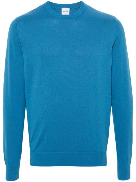 fine-knit cotton jumper by ASPESI