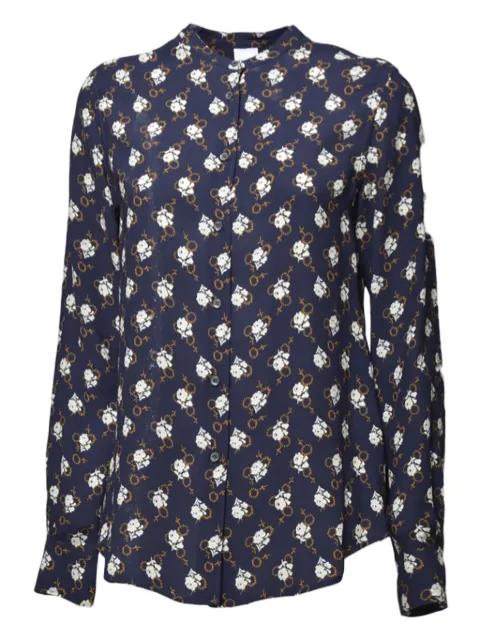 floral-print button-up shirt by ASPESI