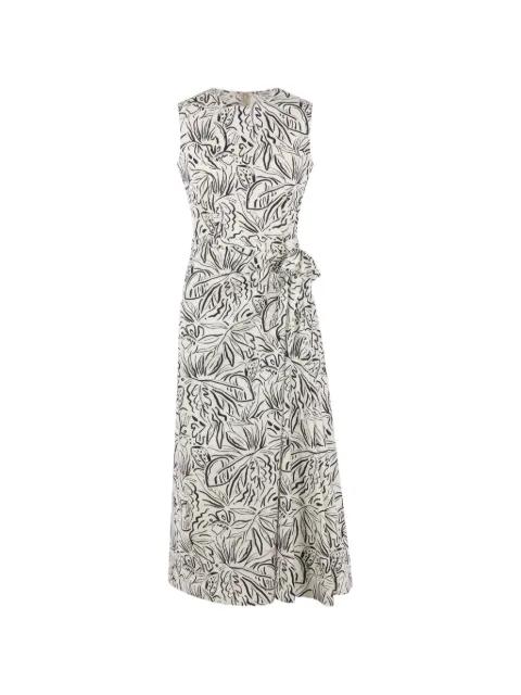 floral-print midi dress by ASPESI