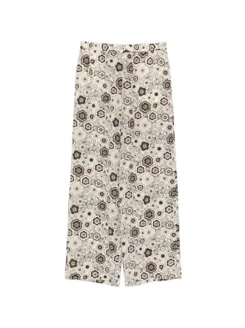 floral-print trousers by ASPESI