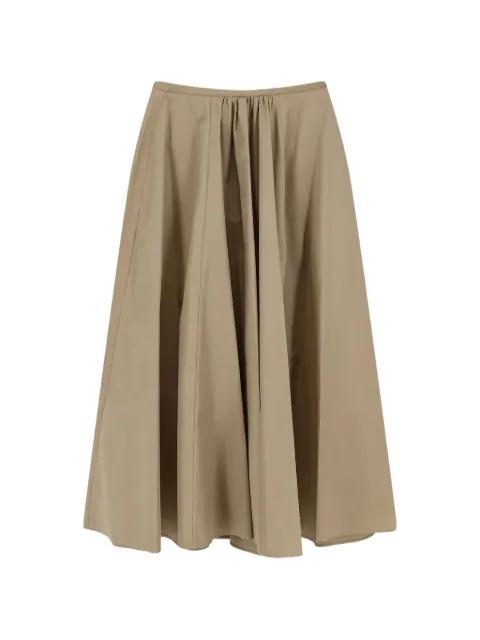 gathered midi skirt by ASPESI