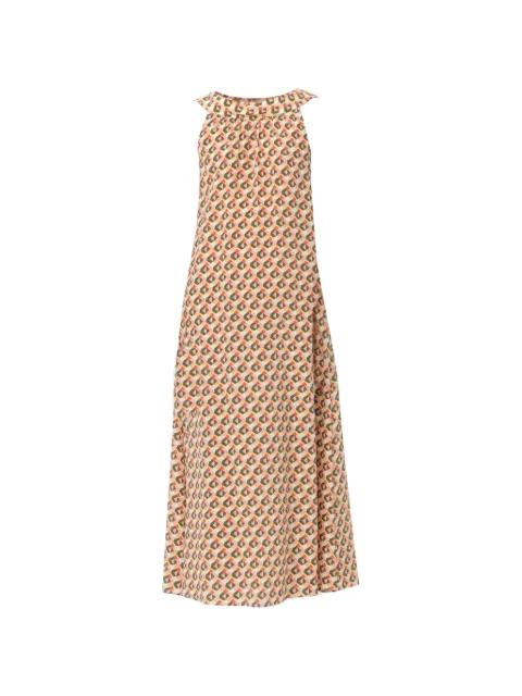 geometric-print midi dress by ASPESI