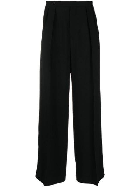 high-waisted wide-leg trousers by ASPESI