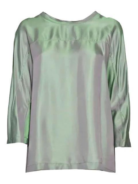 iridescent blouse by ASPESI