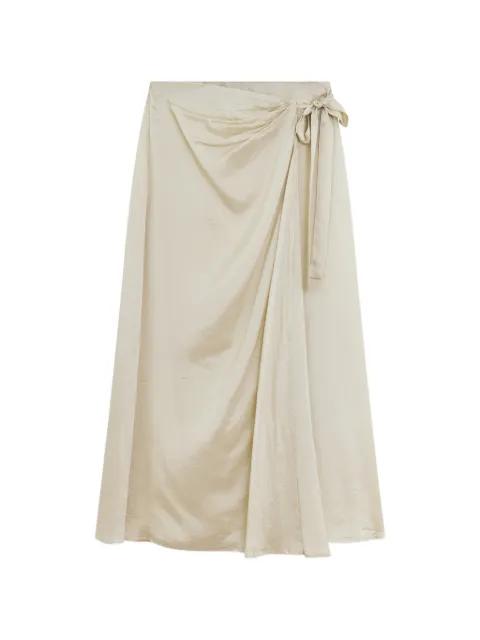 knot tie midi skirt by ASPESI