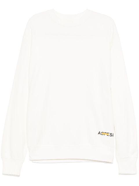 logo-print sweatshirt by ASPESI