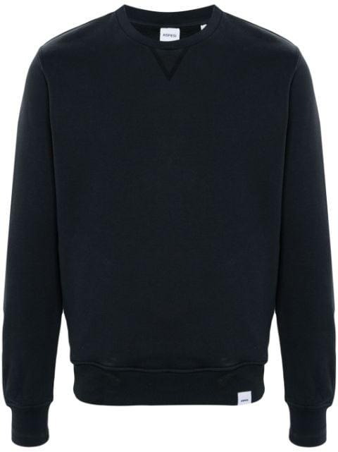logo-tag cotton sweatshirt by ASPESI