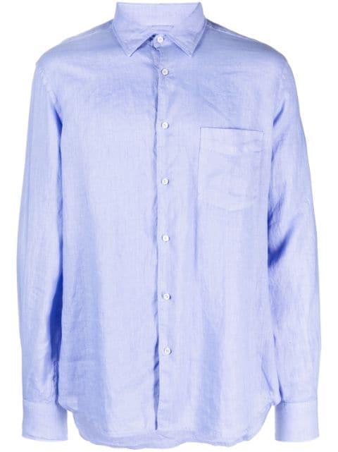 long-sleeve linen shirt by ASPESI