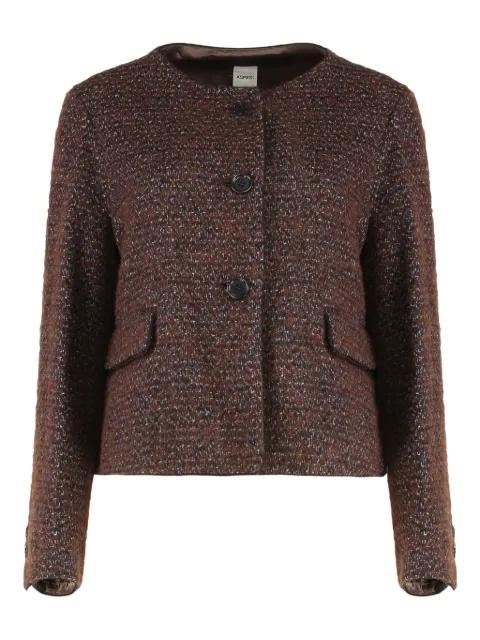 mélange-effect jacket by ASPESI