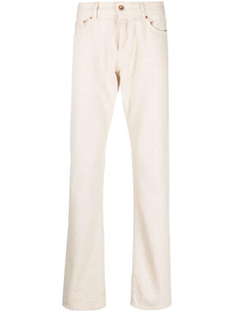 mid-rise straight-leg jeans by ASPESI