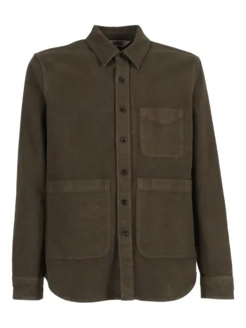 multiple-pocket cotton shirt by ASPESI