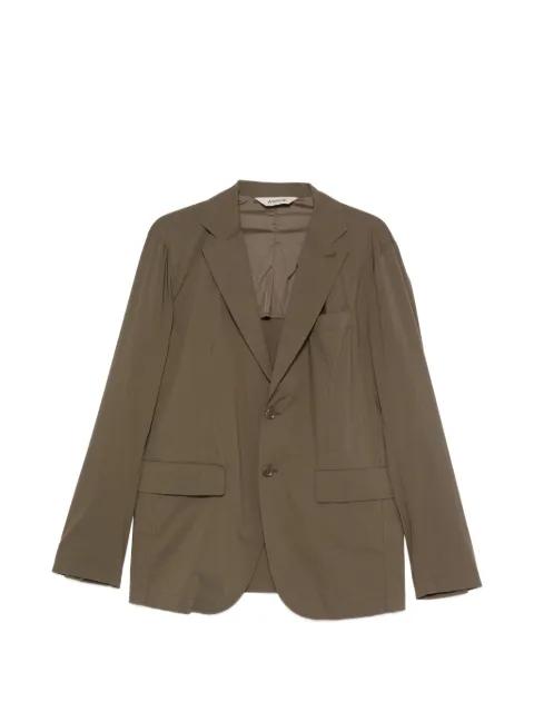notched-lapel single-breasted blazer by ASPESI