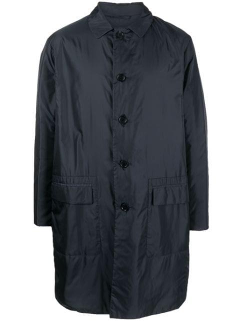 padded long coat by ASPESI