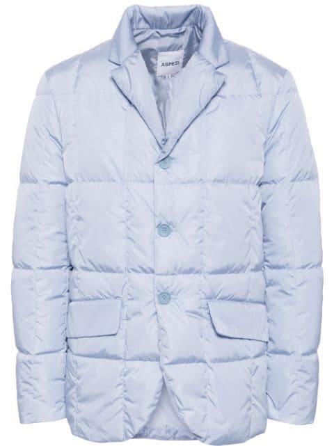 padded single-breasted blazer by ASPESI