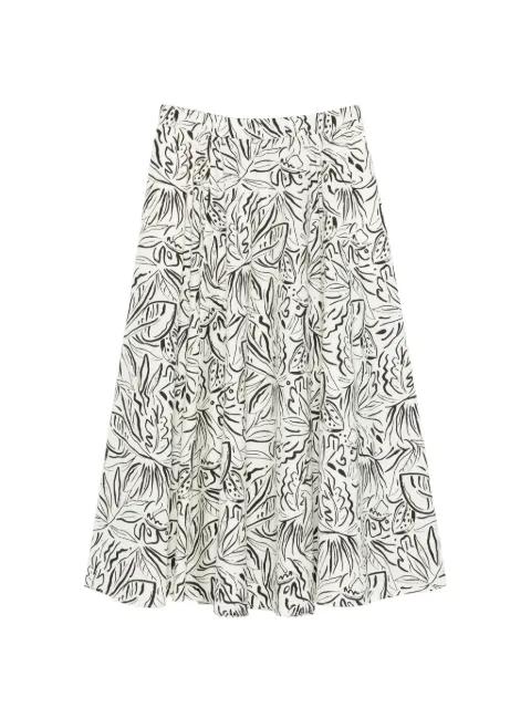 patterned skirt by ASPESI