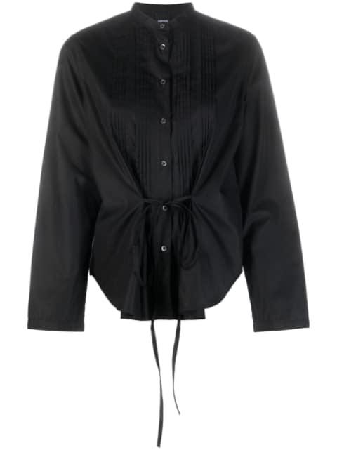 peplum button-down shirt by ASPESI