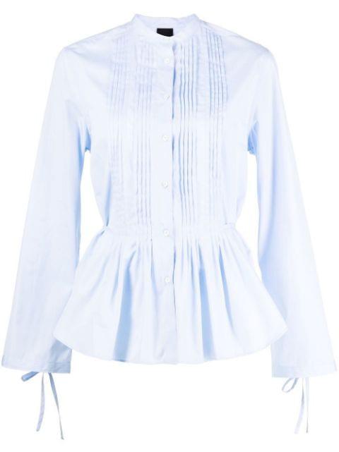 peplum button-up shirt by ASPESI