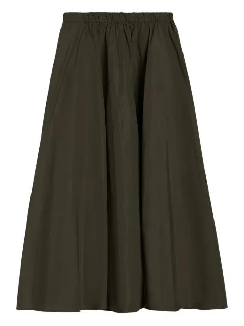 pleat-detail midi skirt by ASPESI