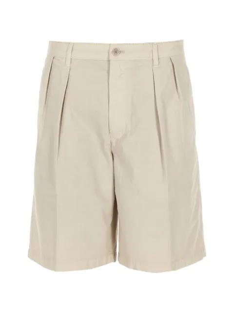 pleated cotton shorts by ASPESI