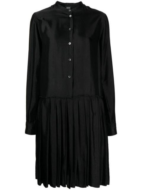 pleated-detail midi dress by ASPESI