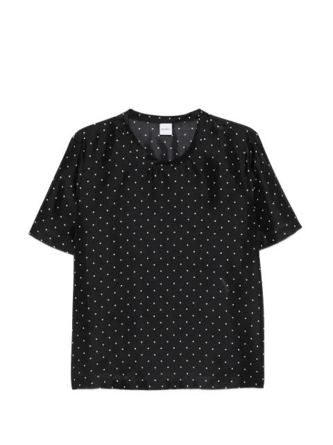 polka dot top by ASPESI