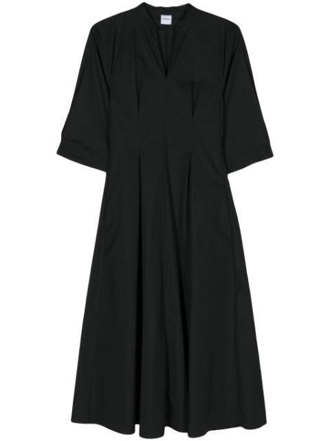 poplin flared maxi dress by ASPESI