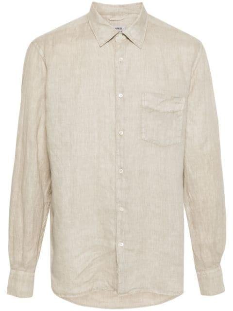 poplin linen shirt by ASPESI