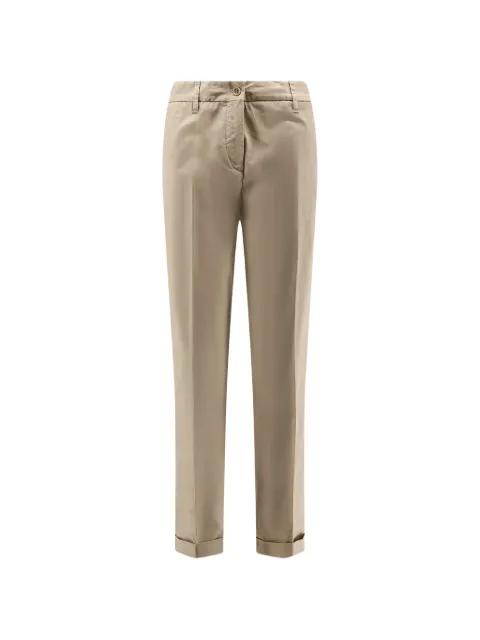 pressed-crease turn-up trousers by ASPESI